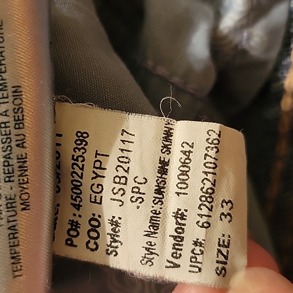 Jessica Simpson mid rise Sunshine Skinny jean 33 - Picture 7 of 7